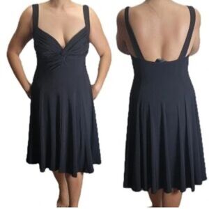 NORMA KAMALI
Knot detail black stretch Sleeveless Dress Sz Medium